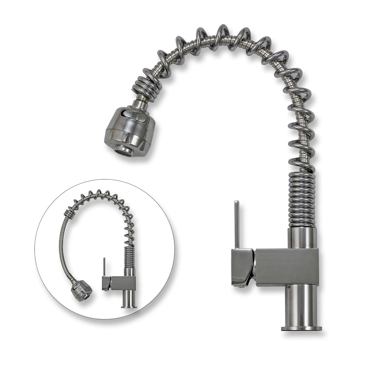 KuKoo Premium-Edelstahl-Küchenspüle & Mischbatterie Padstow