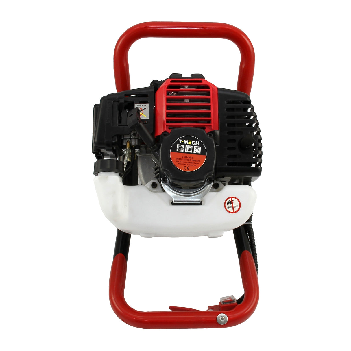T-Mech Erdbohrer und 4-Takt-Pfostentreiber