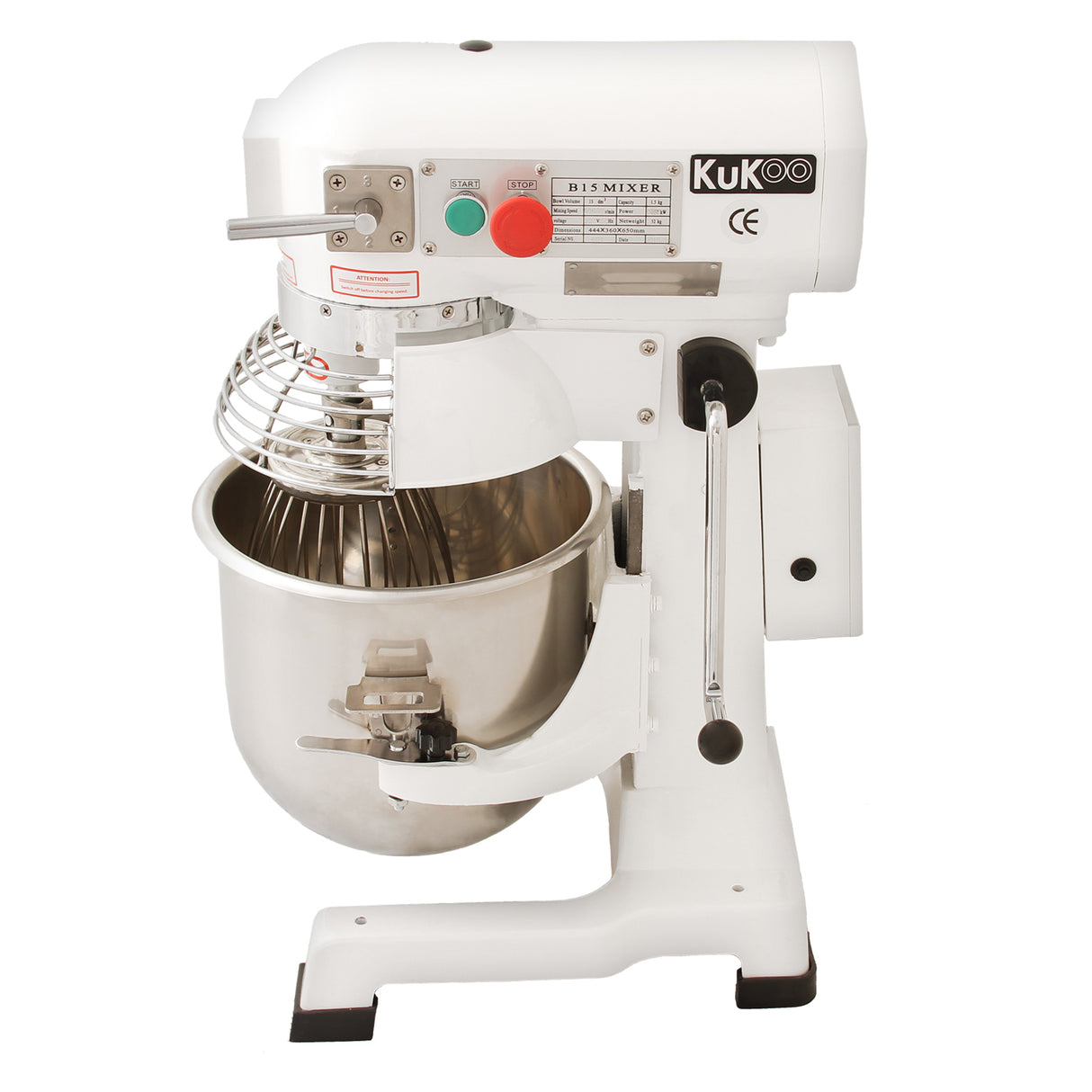 KuKoo Gastro Planetenrührmaschine - 15L