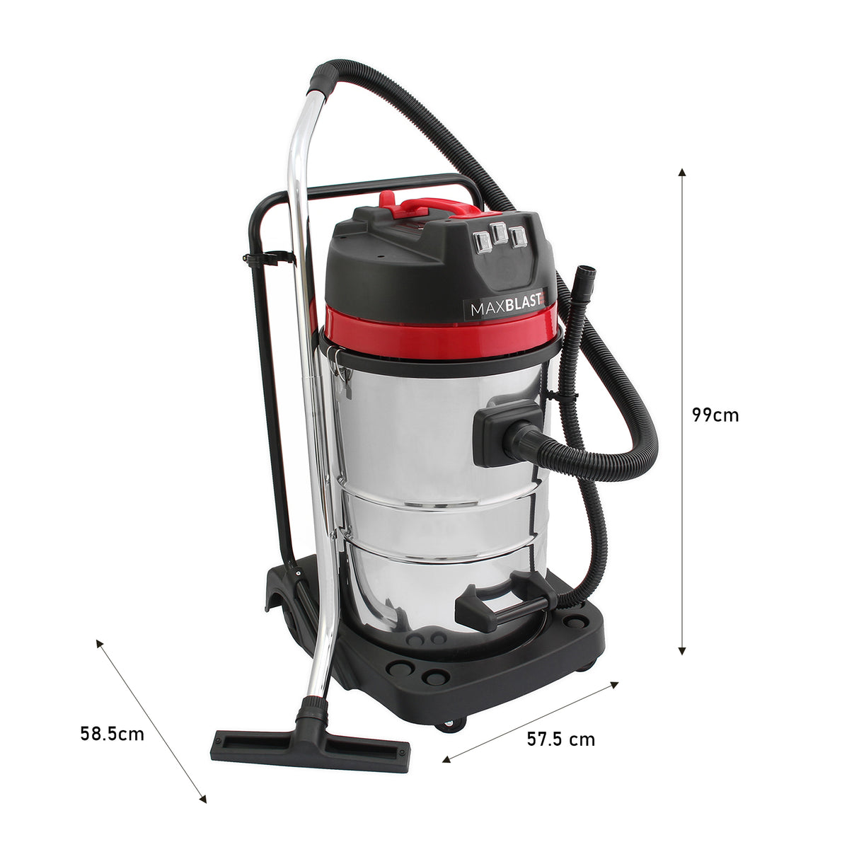 80L Industriesauger Nass & Trocken