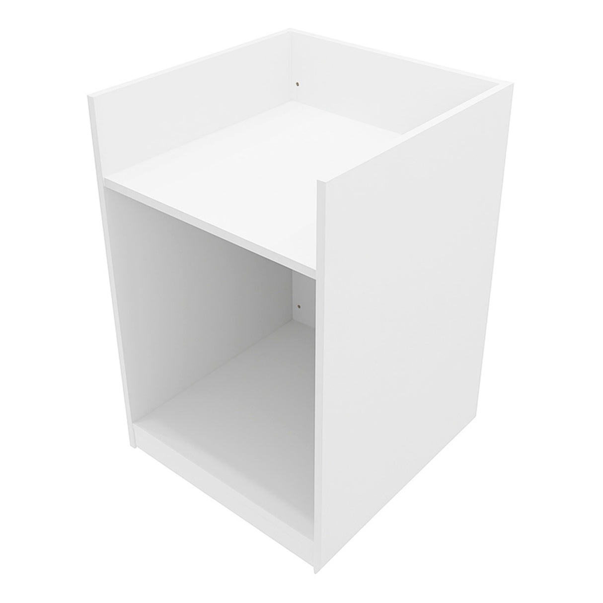 TB60 Ladentheke mit Kassenblock – Weiß