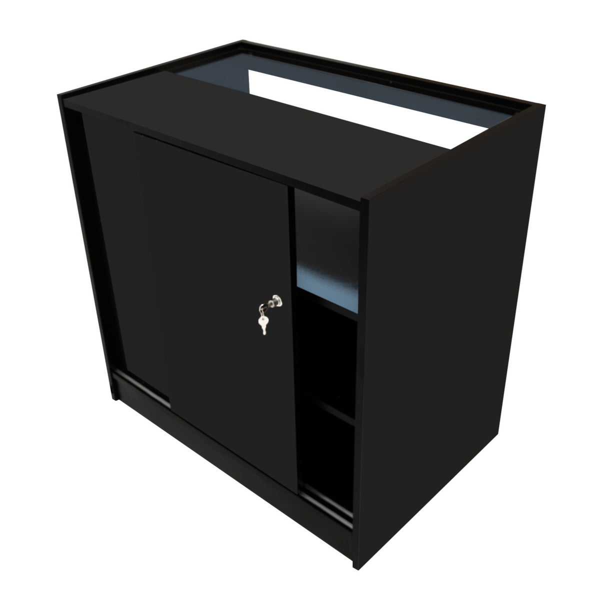 B900 LED-Ladentheke – Schwarz