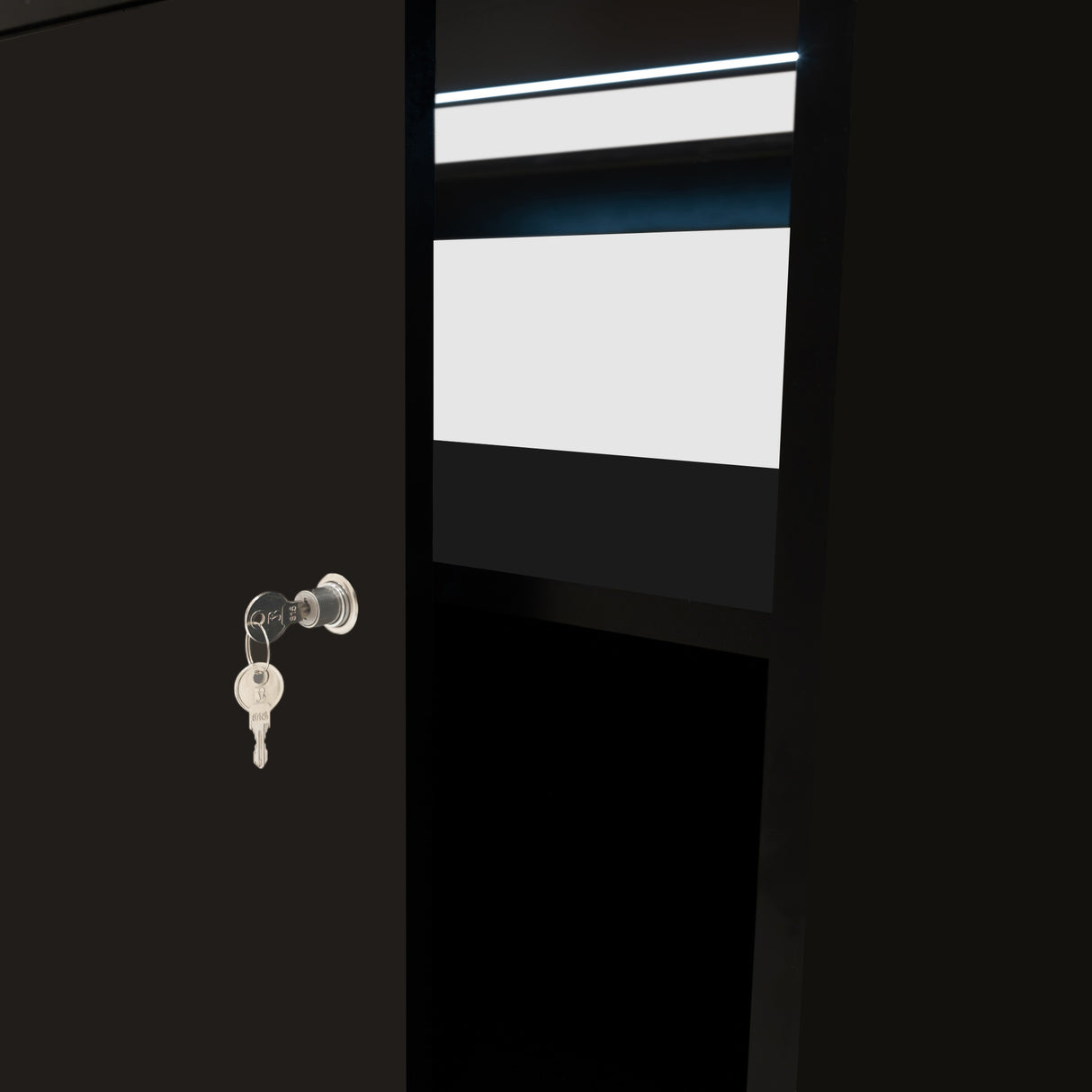 B900 LED-Ladentheke – Schwarz