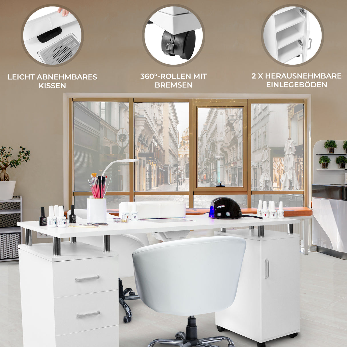 Professioneller Salon Maniküretisch