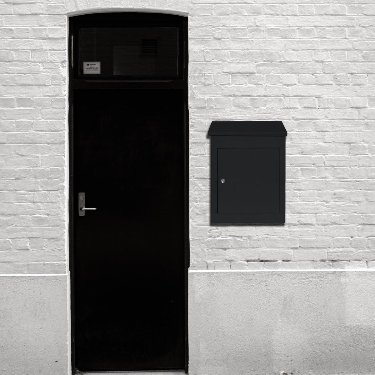Anti-Diebstahl Paketkasten - Schwarz