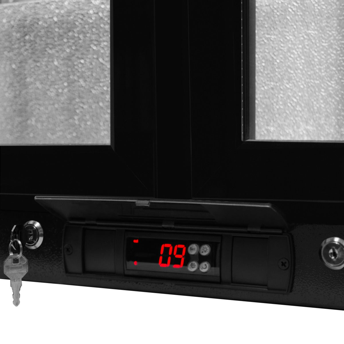 Barkühlschrank Flaschenkühlschrank - Doppel Scharniertür