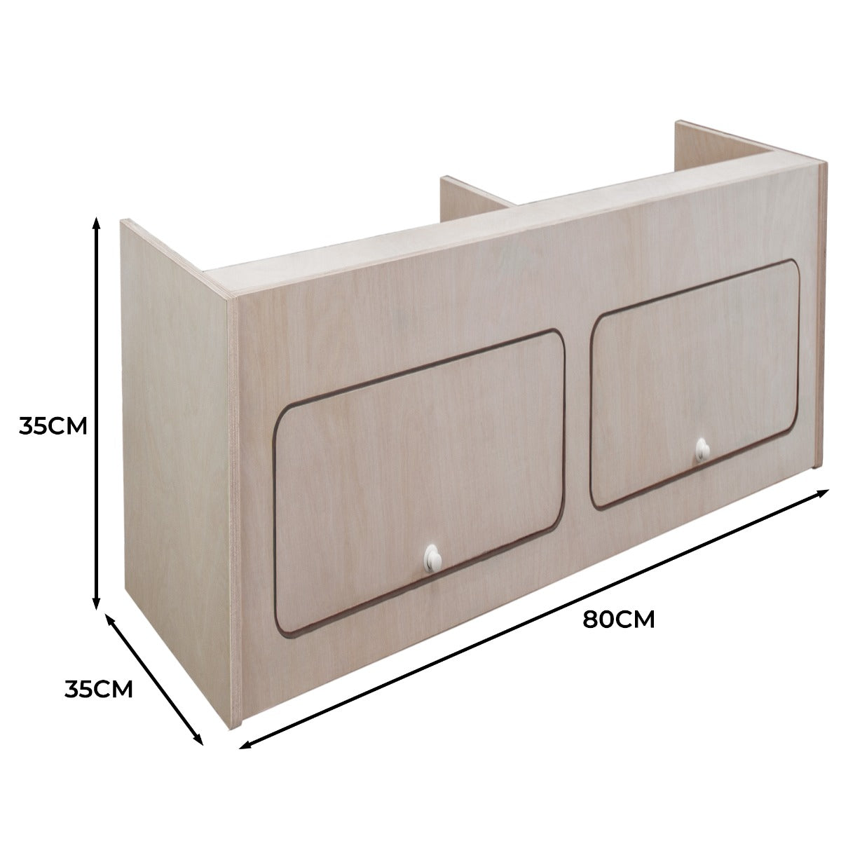 Wohnwagen Hängeschrank – 80cm x 35cm x 35cm