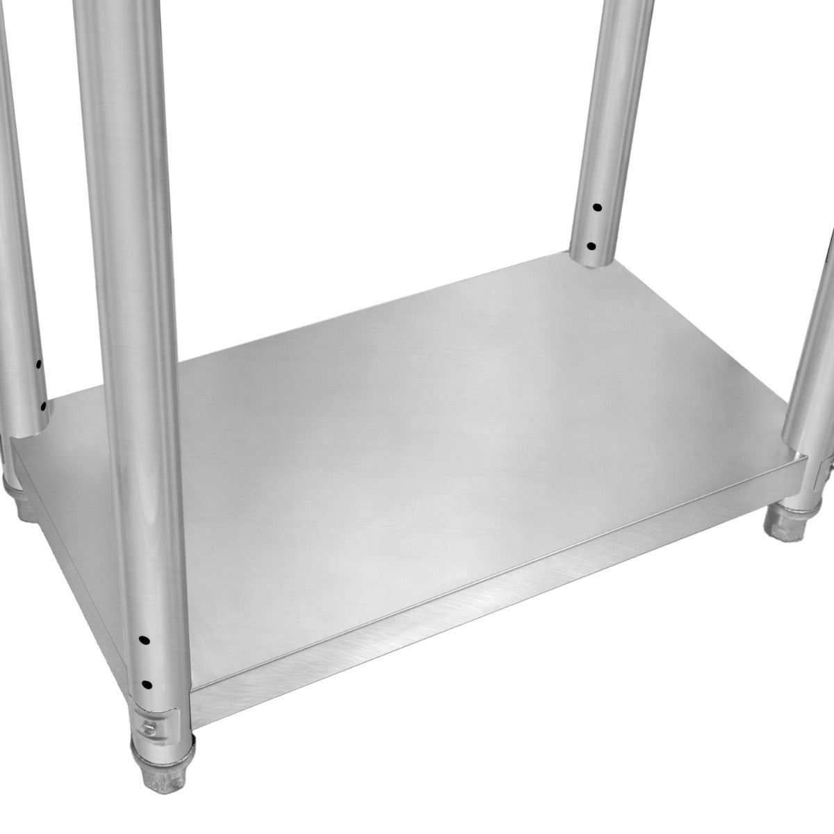 KuKoo Edelstahl Arbeitstisch – 60cm x 90cm x 86cm