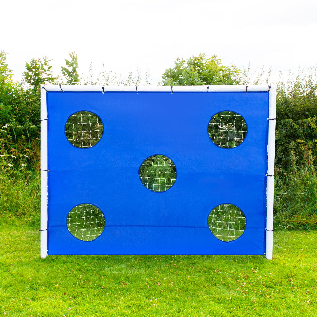 2,4m x 1,8m Fußballtor, Tragetasche und Torwand