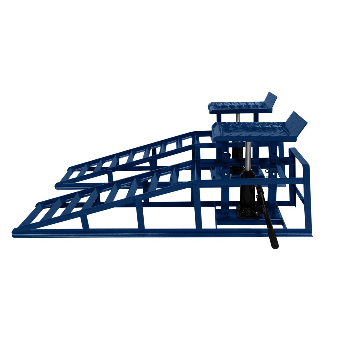 Auffahrrampen Set mit hydraulischem Wagenheber – 3T