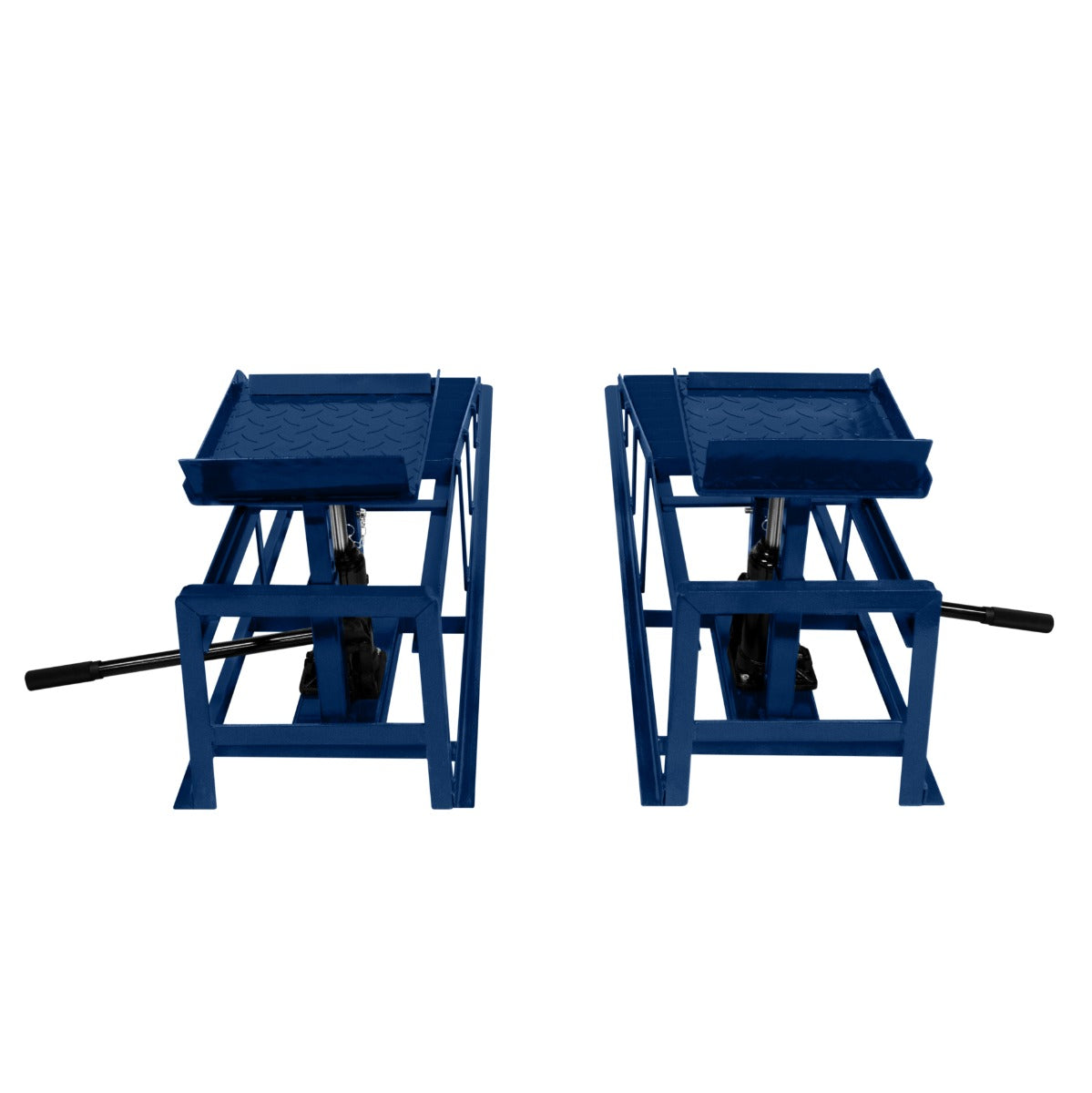 Auffahrrampen Set mit hydraulischem Wagenheber – 3T