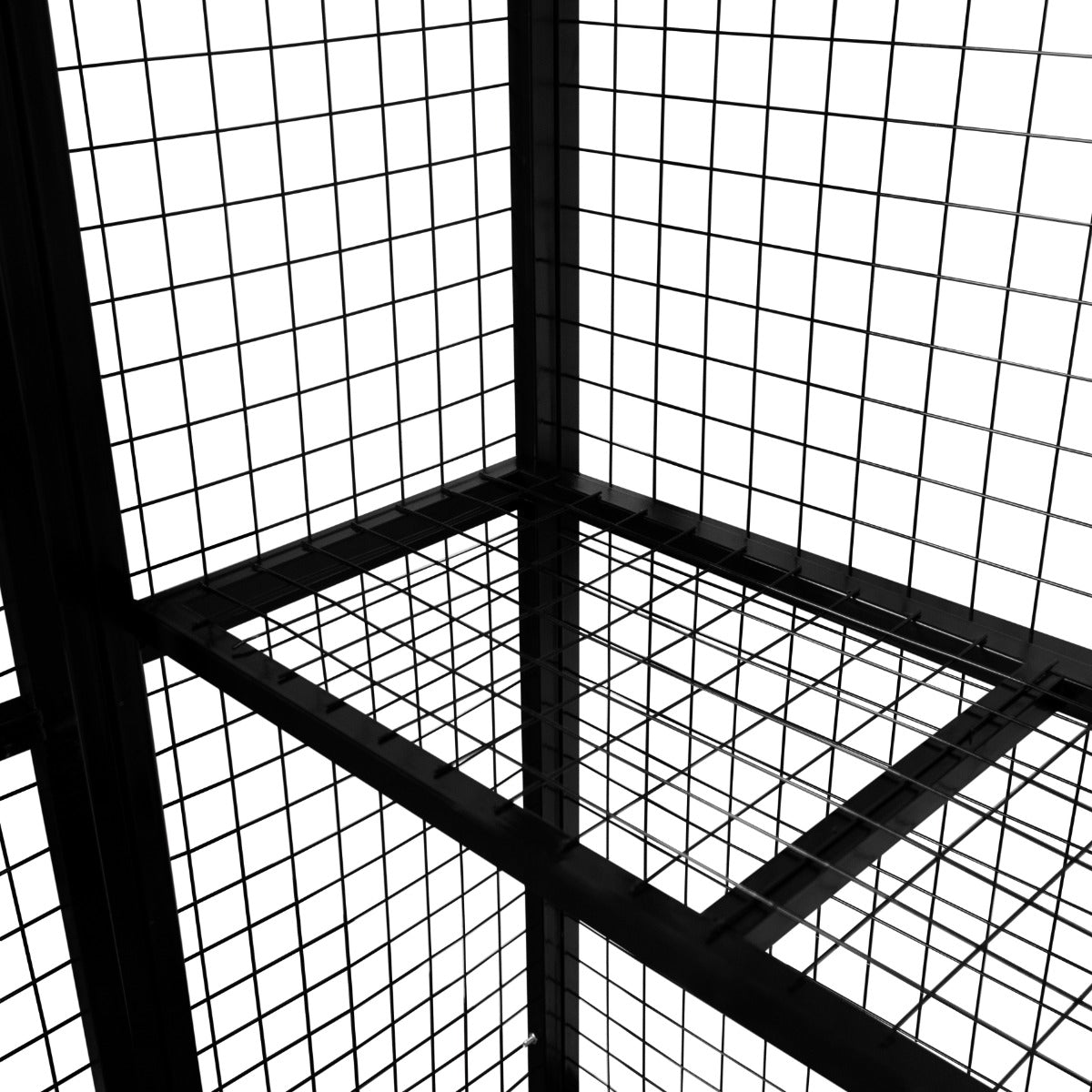 Klappbare Gasflaschenlagerung - 184 x 116 x 57cm