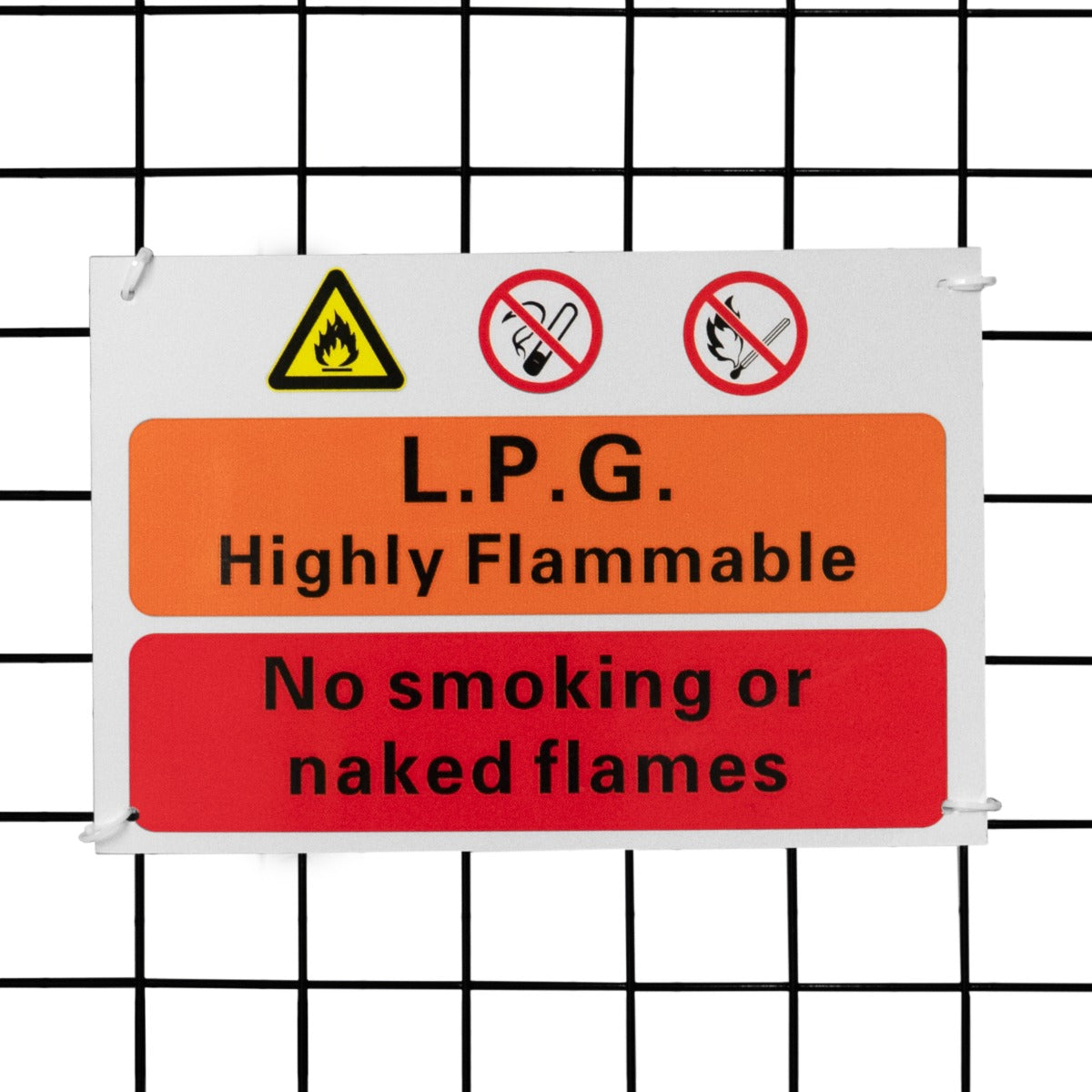 Klappbare Gasflaschenlagerung - 184 x 116 x 57cm