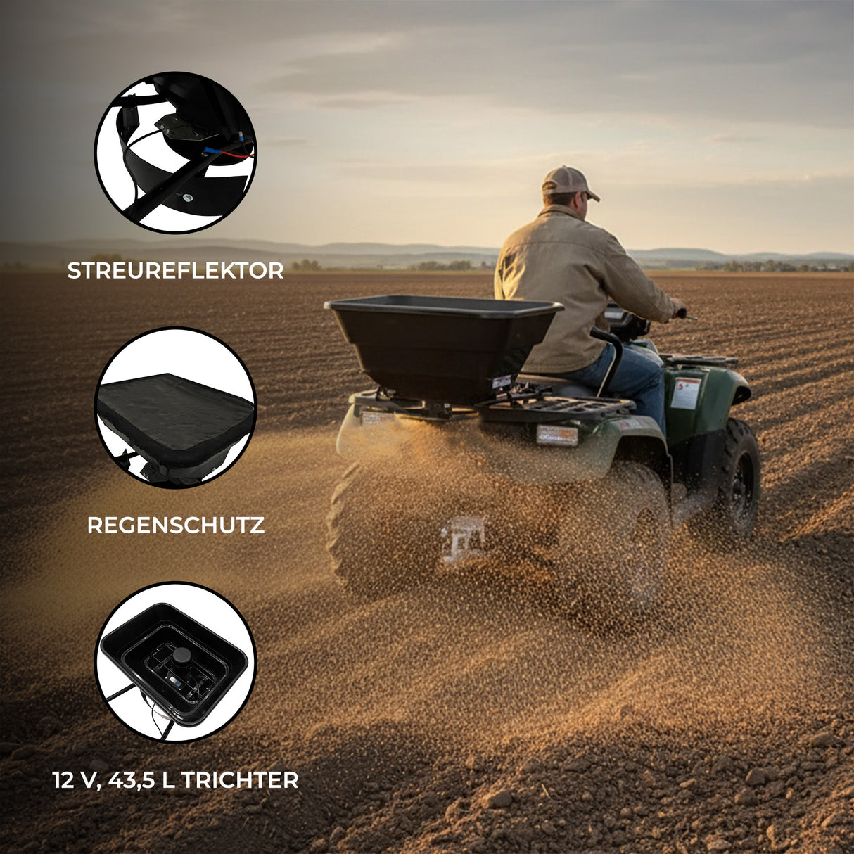 ATV-Streuer für Quad