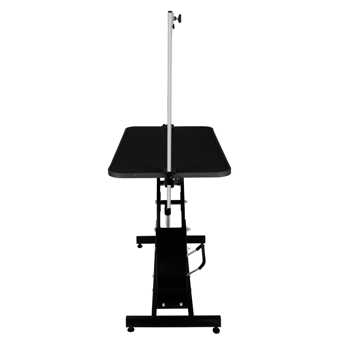 Hydraulischer Pflegetisch in Schwarz – Tischplatte in Schwarz