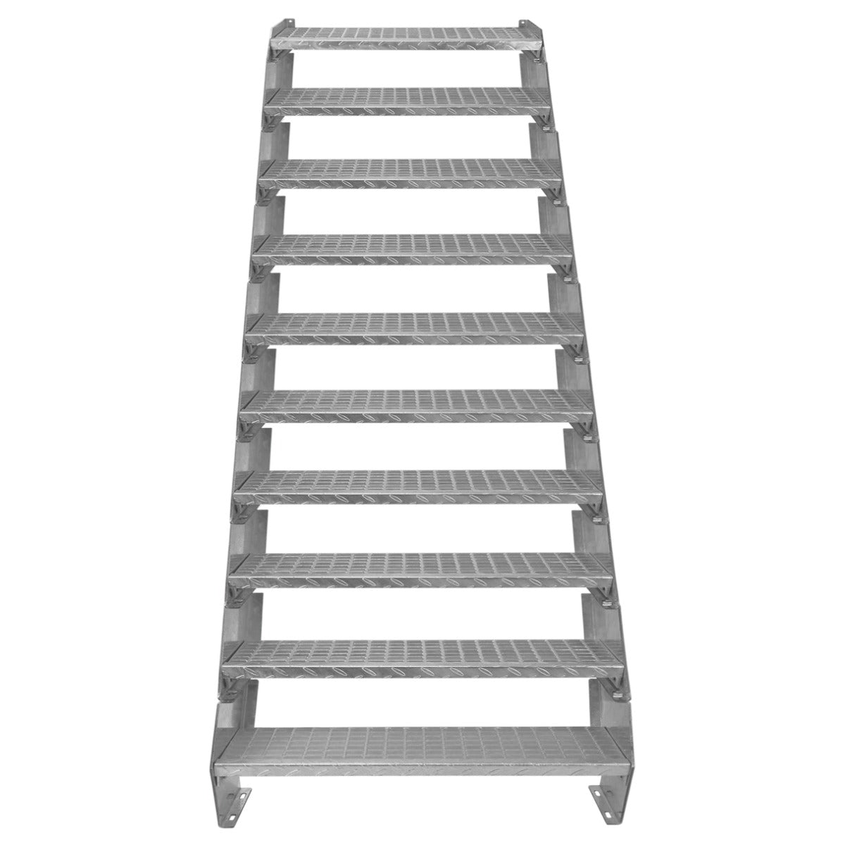 Verstellbare Zehnteilige Verzinkter Stahl Treppe – 900mm breit
