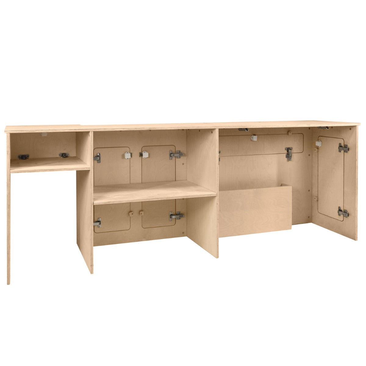 Wohnmobil Küchenzeile & Kühlschrank 46L – Silber