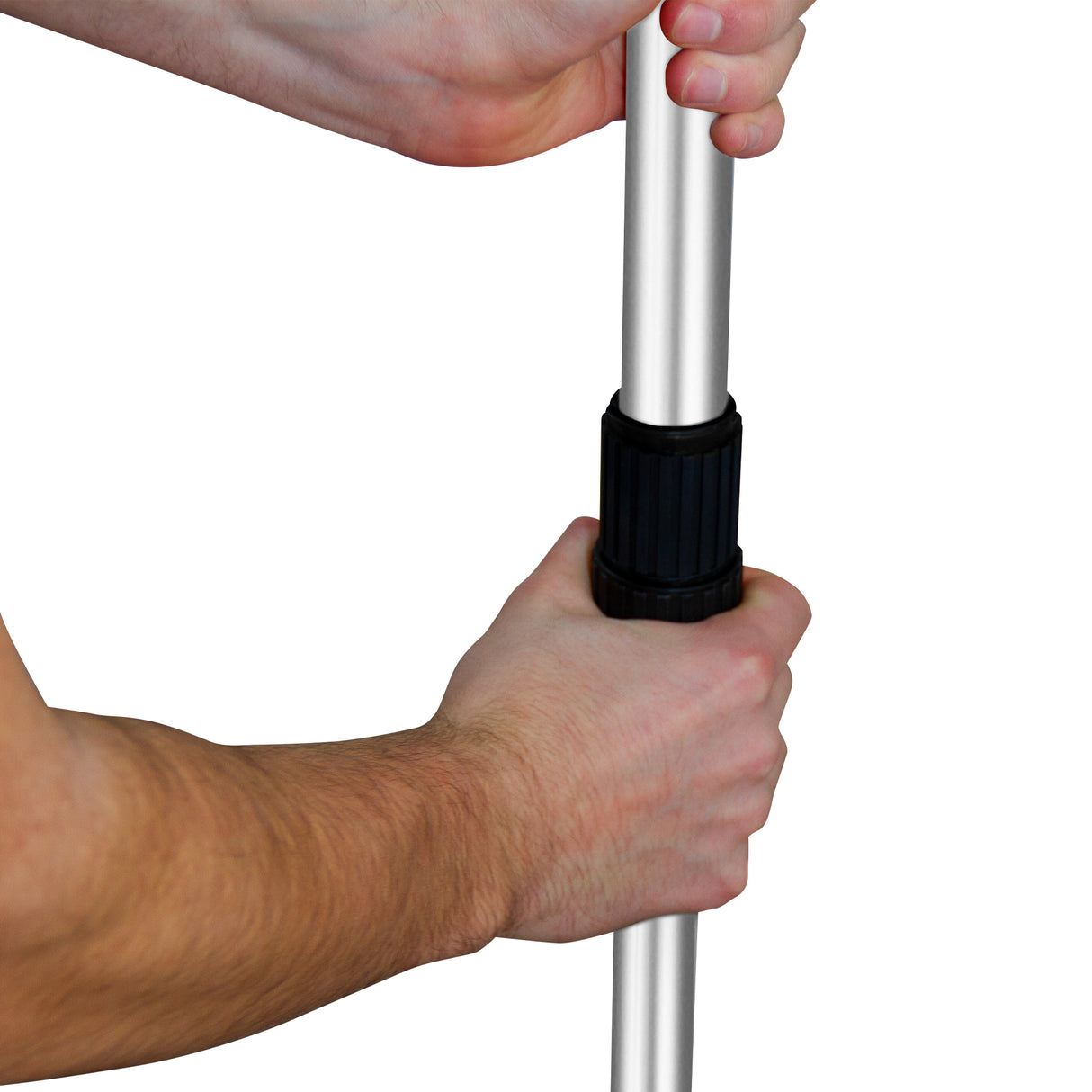 Hochwertiger, orangefarbener Rasenrakel mit 100 cm Breite und robustem, rutschfestem Griff für effektives Rasenlüften und Pflege