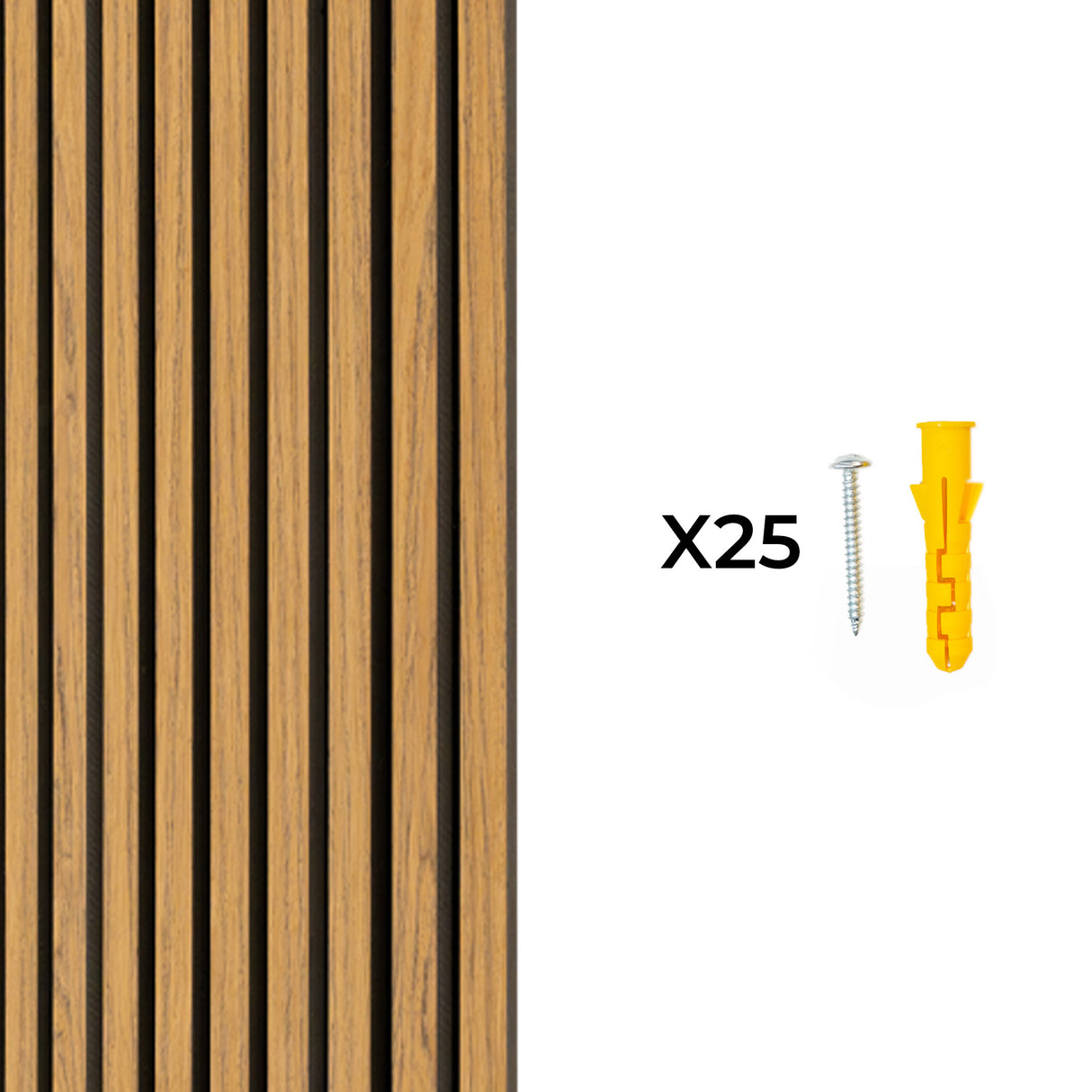 Akustische Wandpaneele - Eiche