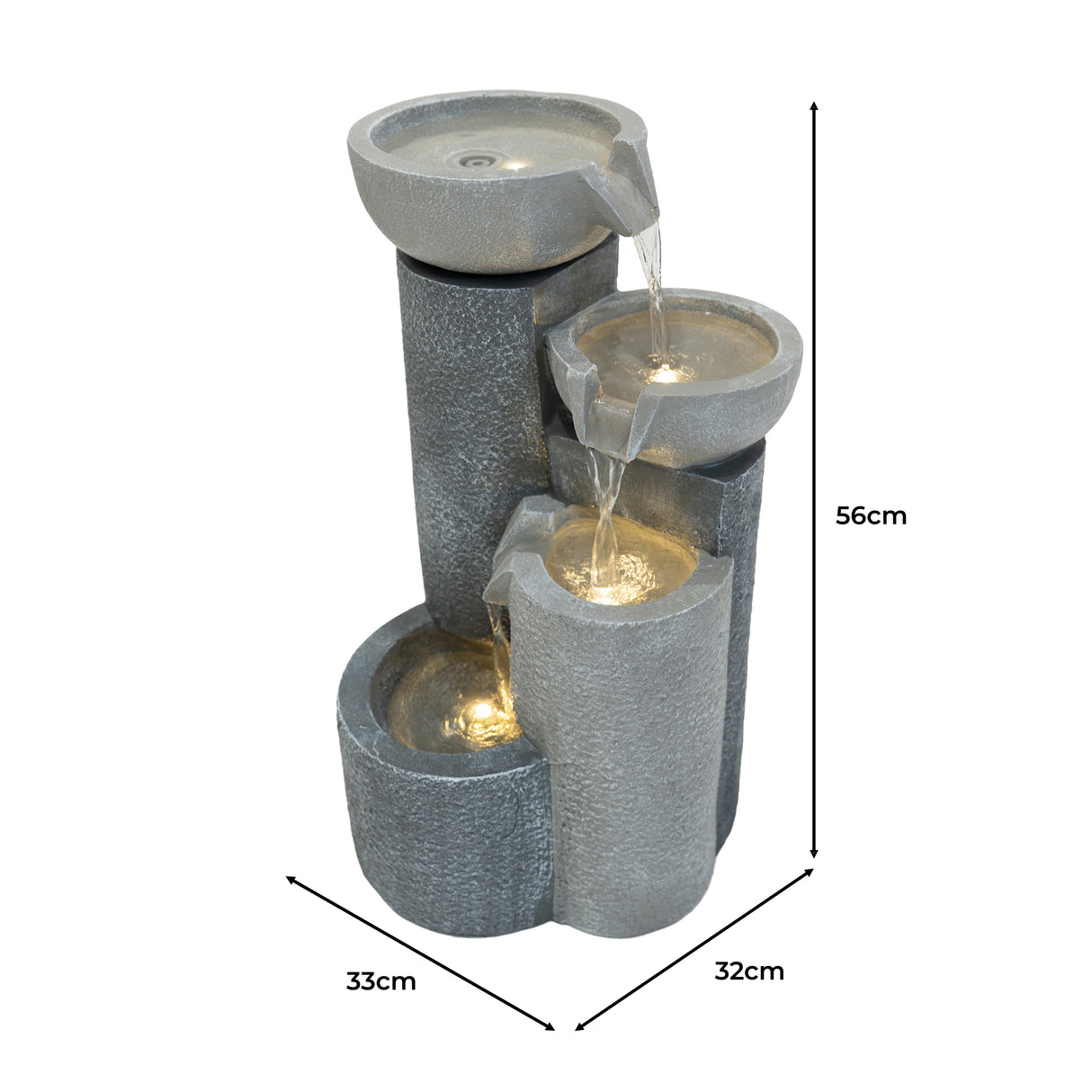 Elektrische Wasseranlage – "Tranquil Tiers"