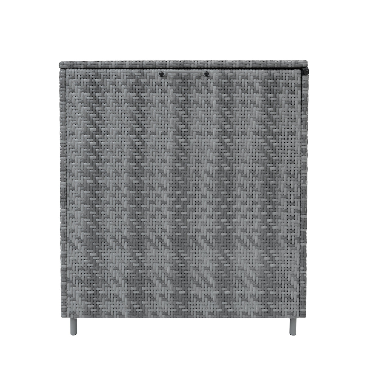 Rattan Kissenbox 700L - Grau