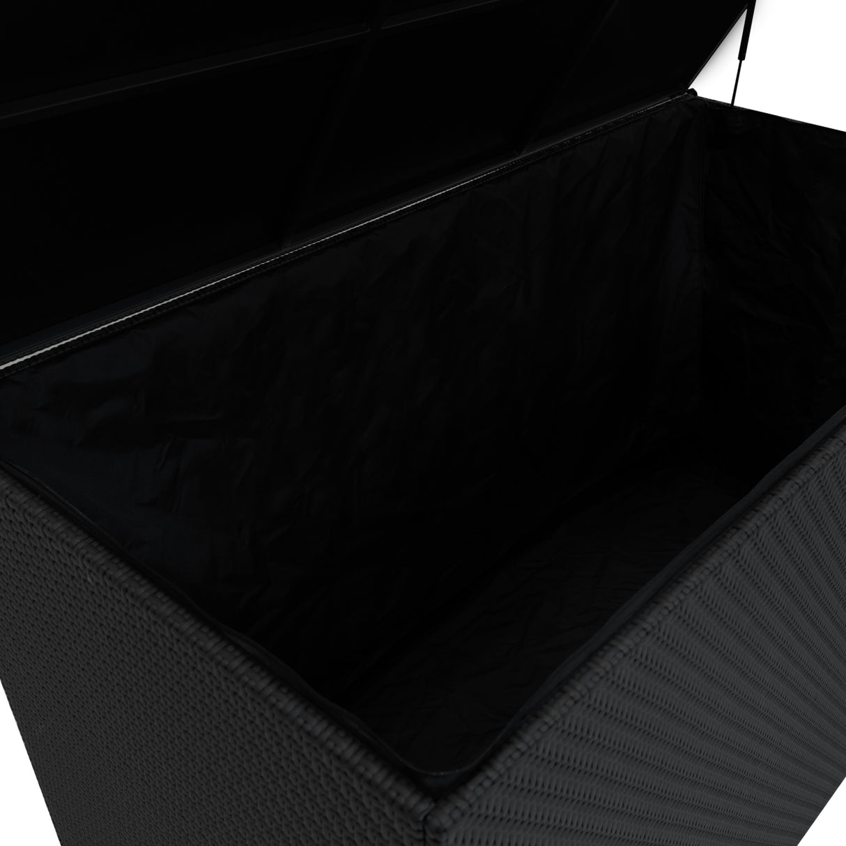 Rattan Kissenbox 996L - Schwarz