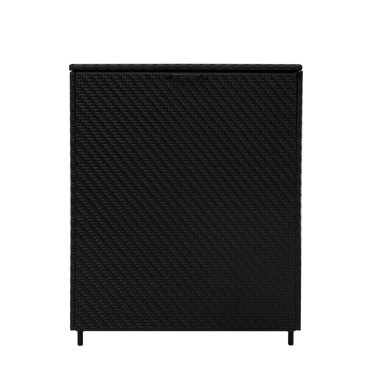 Rattan Kissenbox 996L - Schwarz