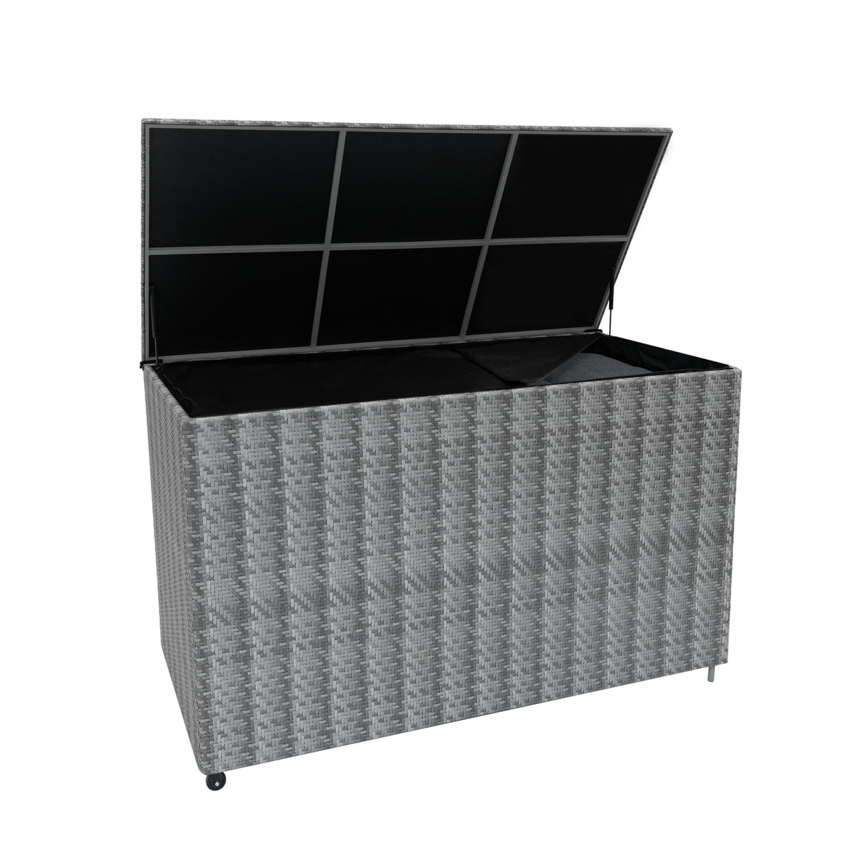 Rattan Kissenbox 996L - Grau