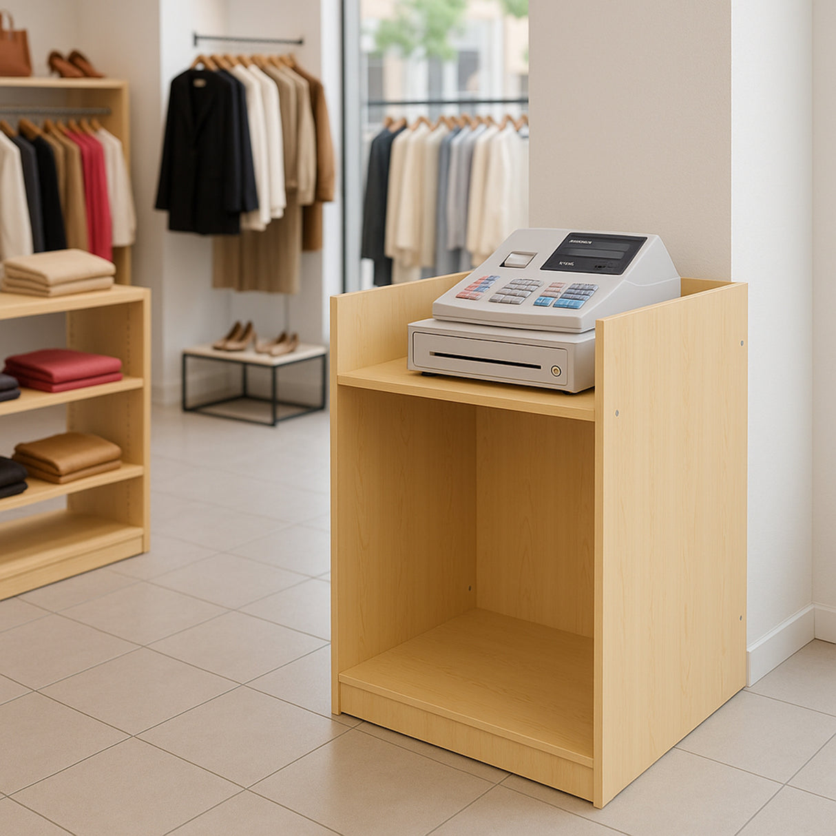 Ladentresen Kassentisch TB60 – Ahorn