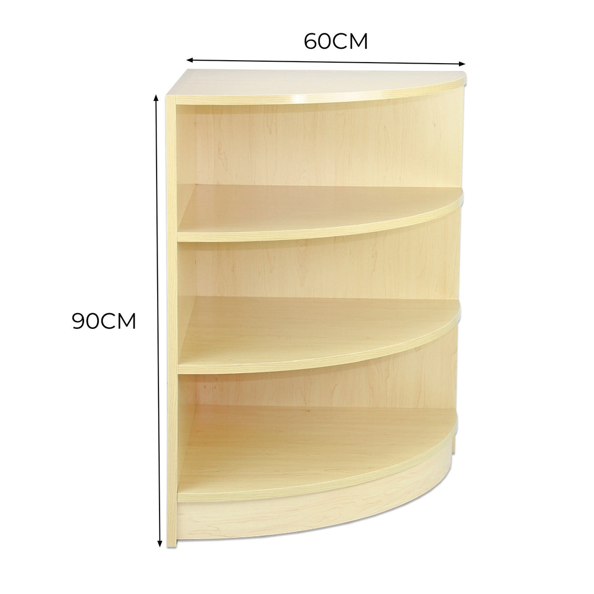 Eckiger Ladentresen LM60 – Ahorn