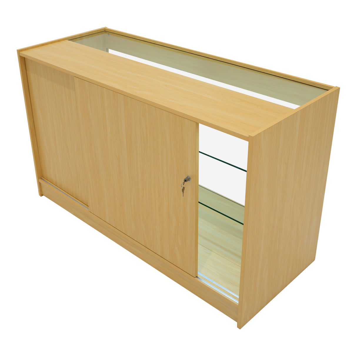 K1500 LED-Ladentheke – Ahorn