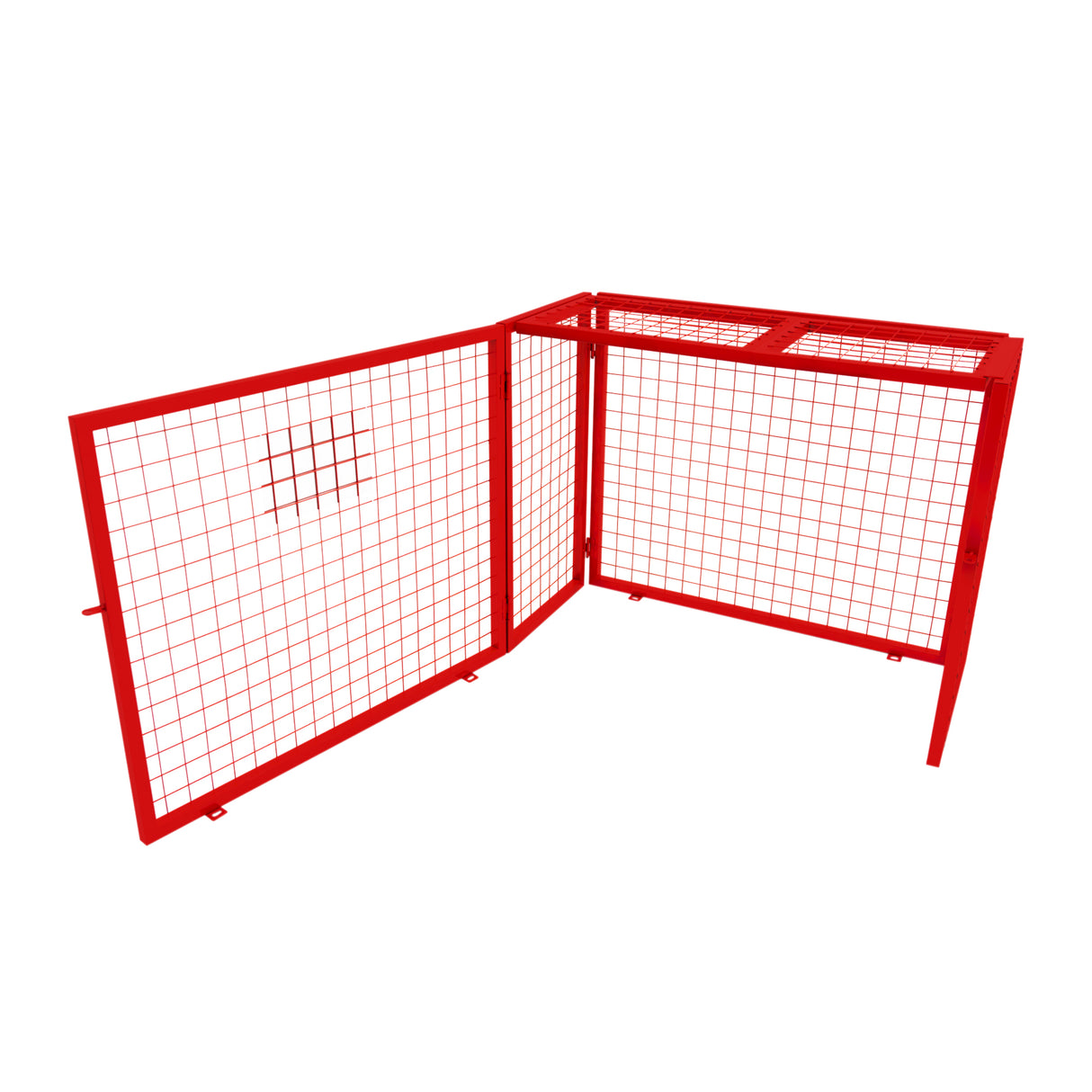 Zusammenklappbarer Gasflaschenschrank - 110cm x 92cm x 50cm