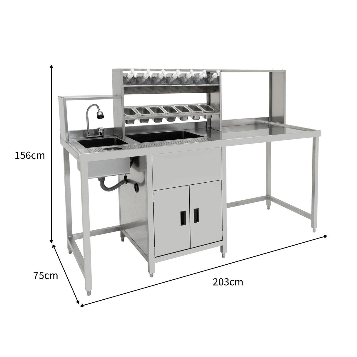 Bubble Tea Arbeitsstation
