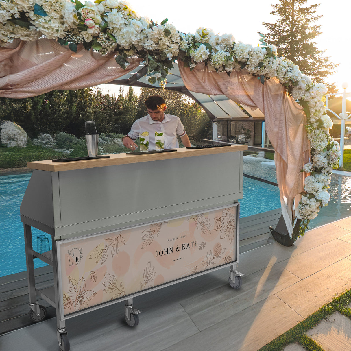 Mobile Cocktailbar-Station