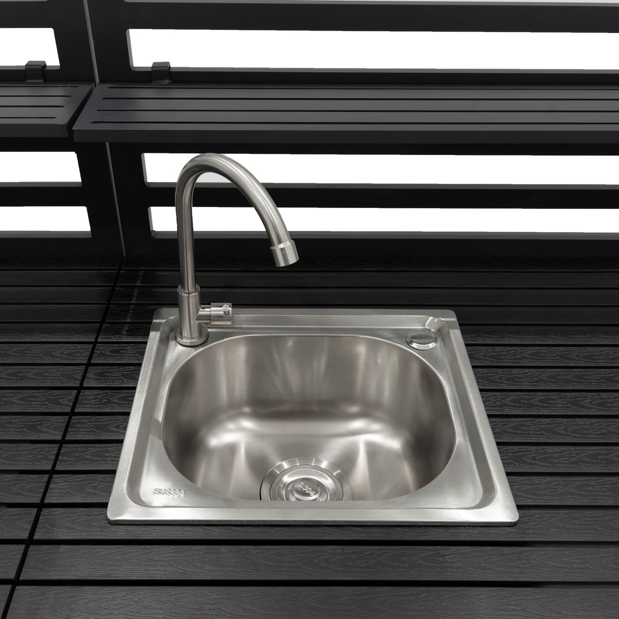 Aluminium 3-teiliges Küchen-Set für Außenbereich