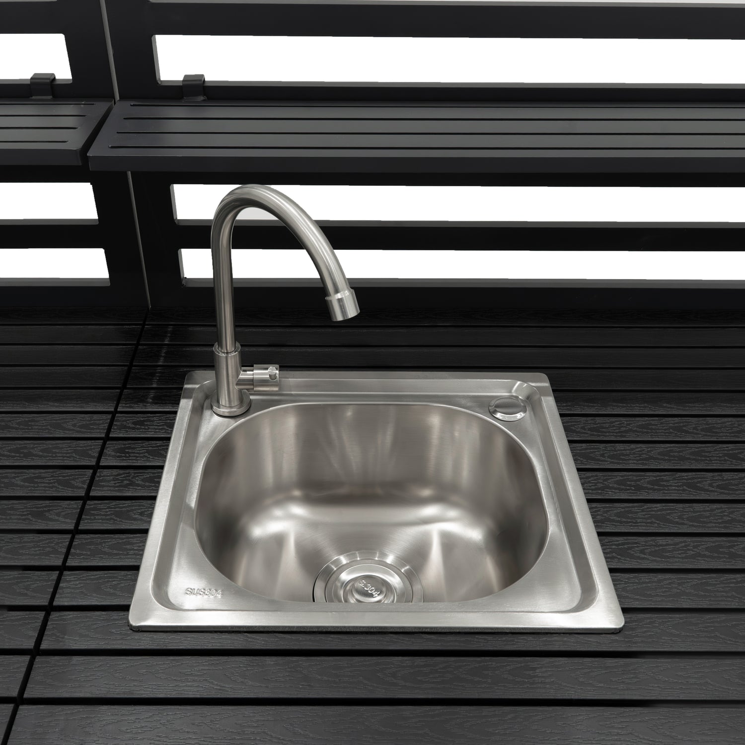 Aluminium 3-teiliges Küchen-Set für Außenbereich