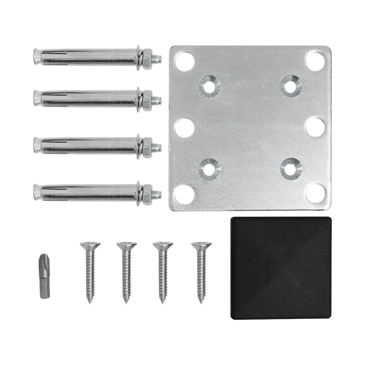 WPC Sichtschutzzaun Eckzaun Element – Grau