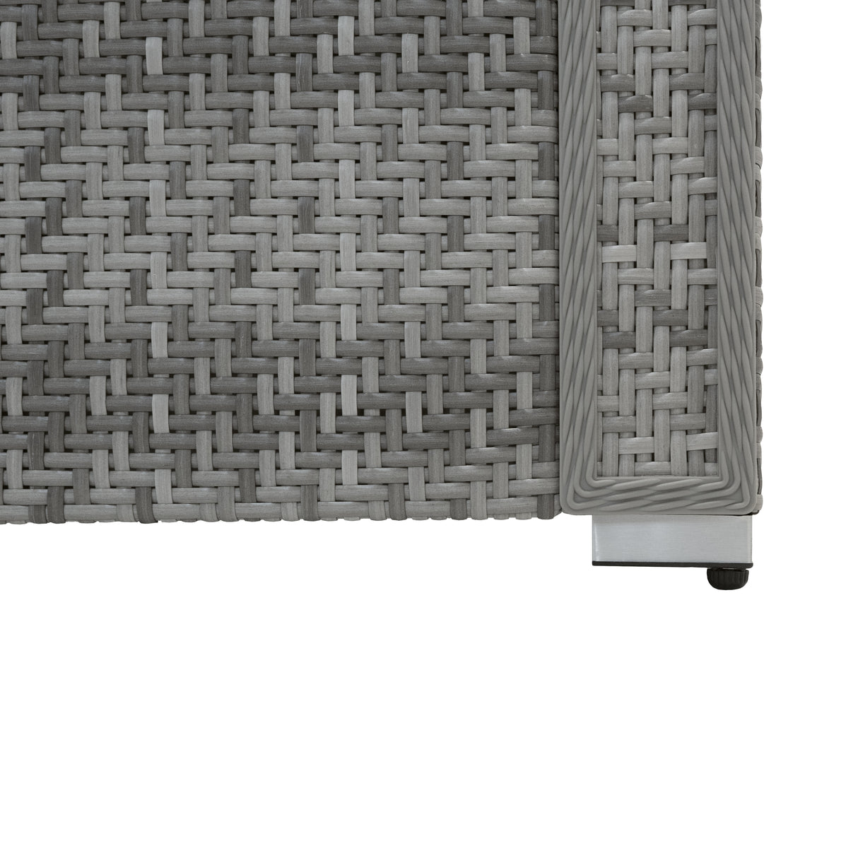 Rattan Modular 7-teiliges Möbelset – Grau