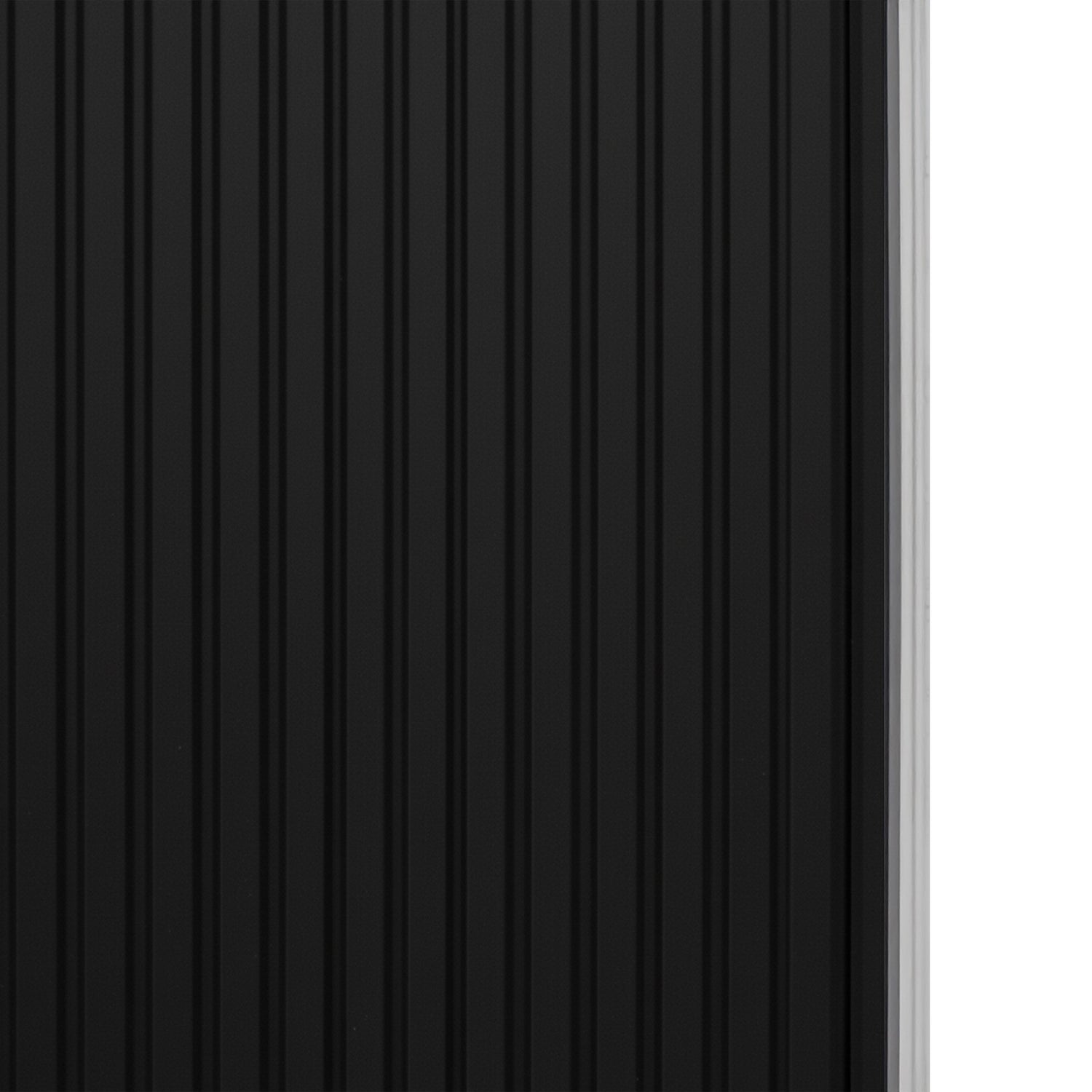 Rollladen Duschtür – Schwarz