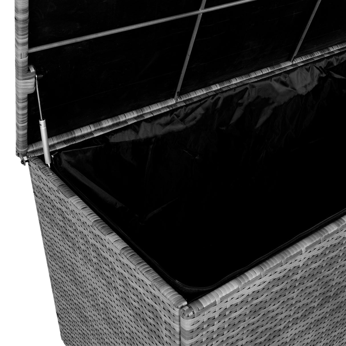 Rattan-Kissen-Auflagenkiste 700L – Grau
