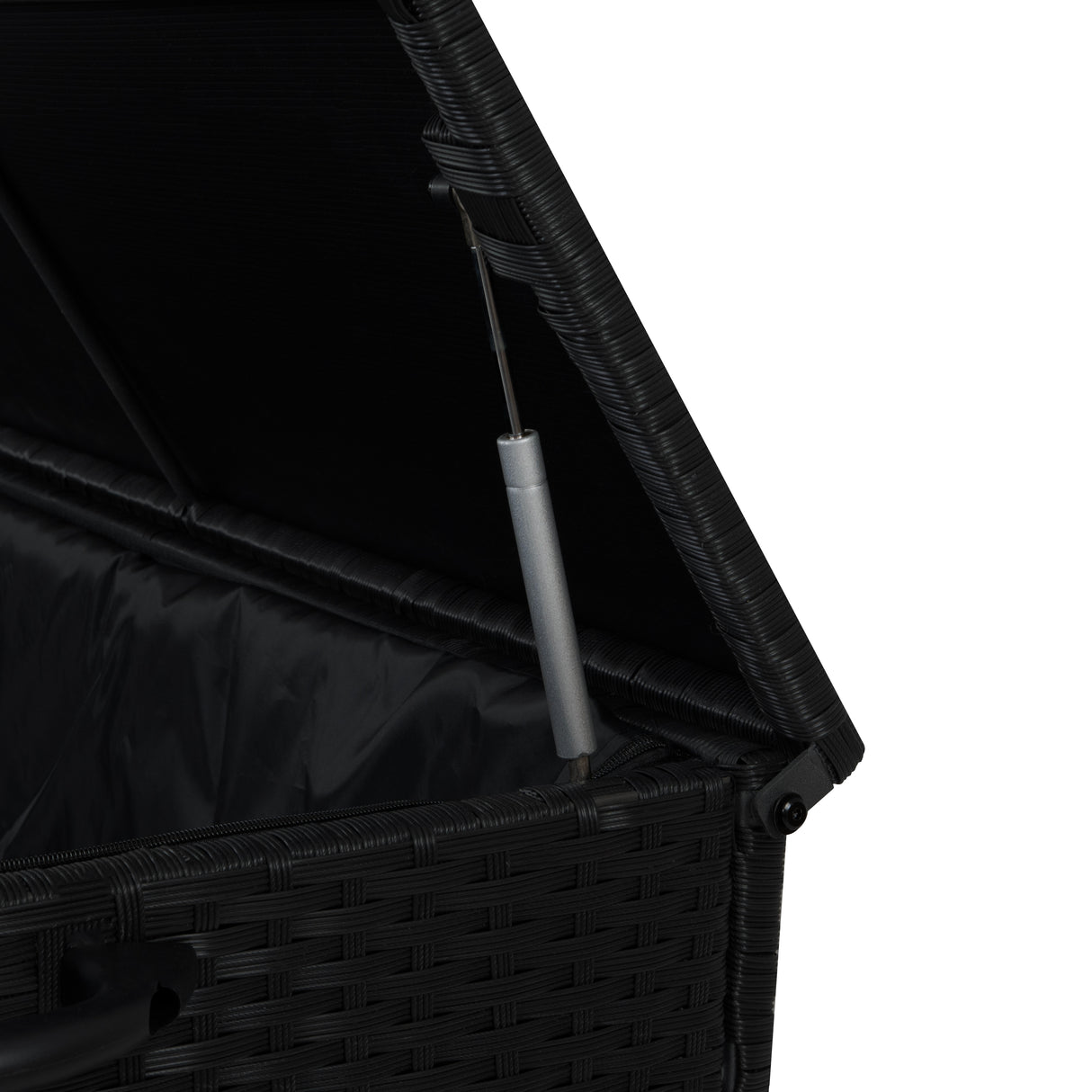 Rattan-Kissen-Auflagenkiste 996L – Schwarz