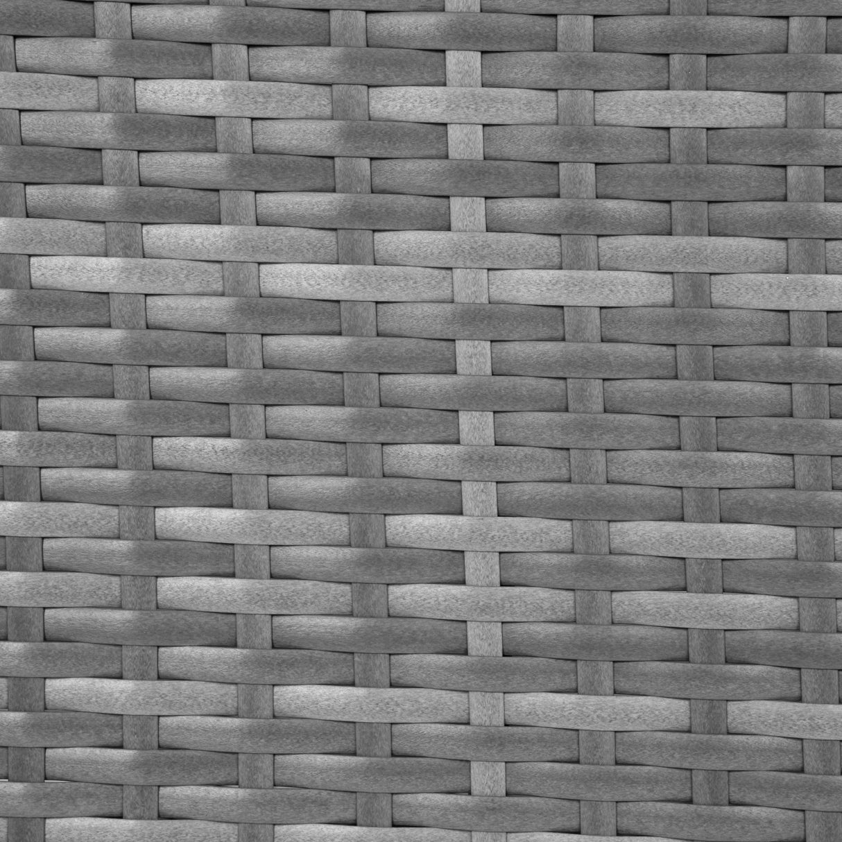 Rattan-Kissen-Auflagenkiste 996L – Grau