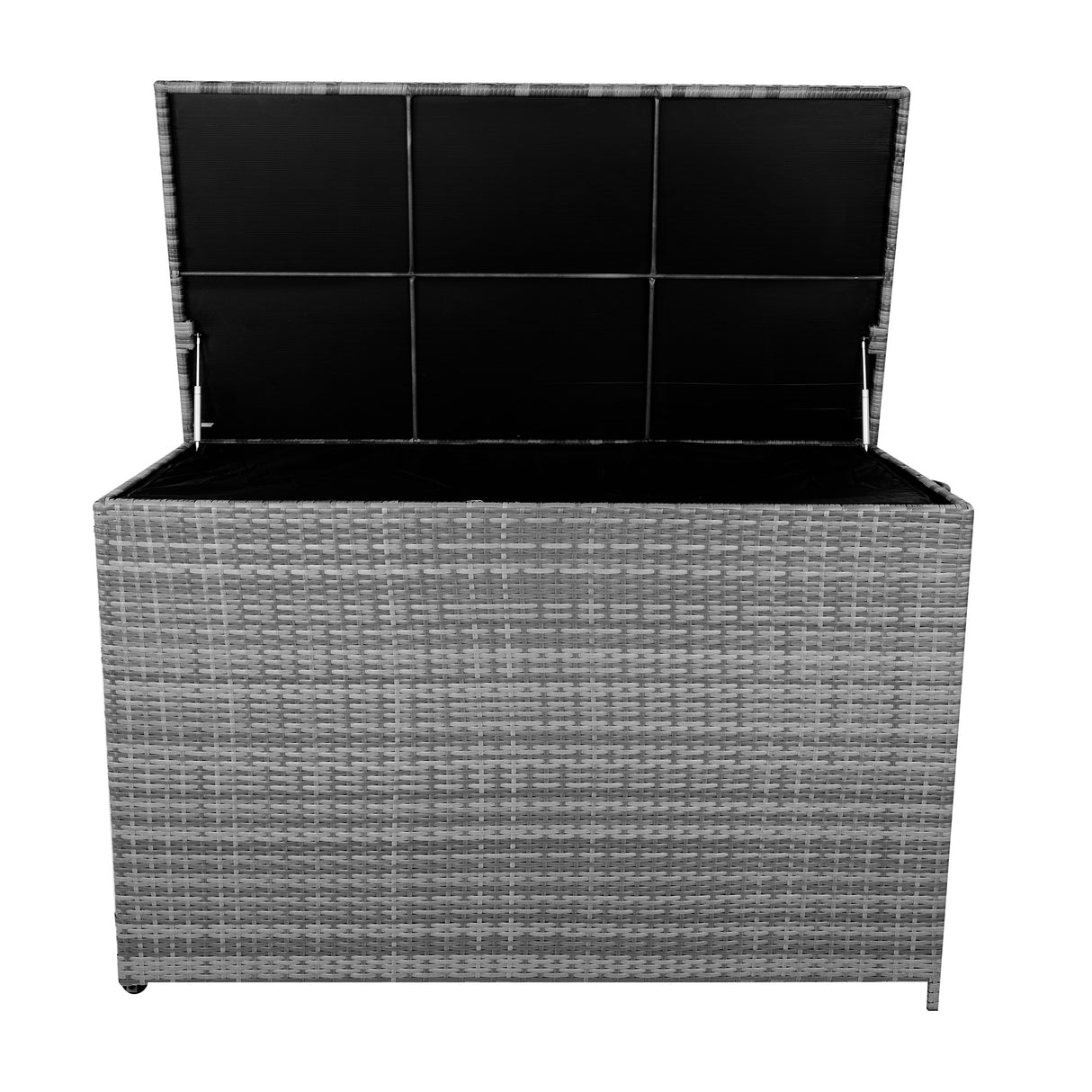 Rattan-Kissen-Auflagenkiste 996L – Grau