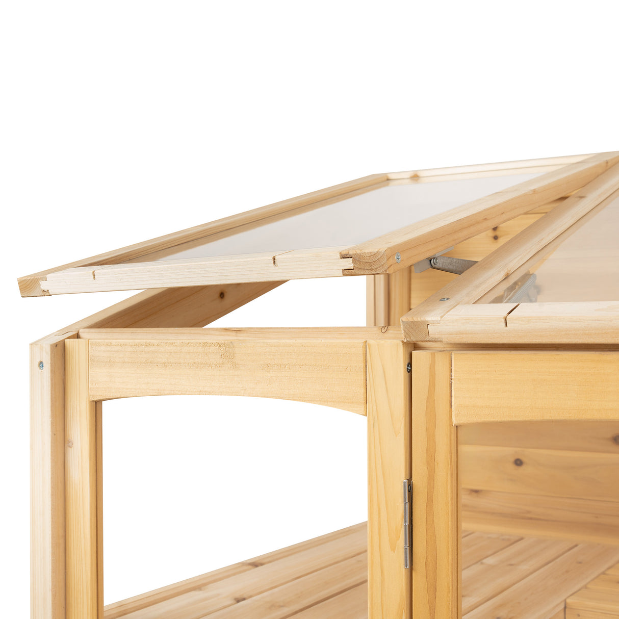 Klassiches Gewächshaus - Naturholz