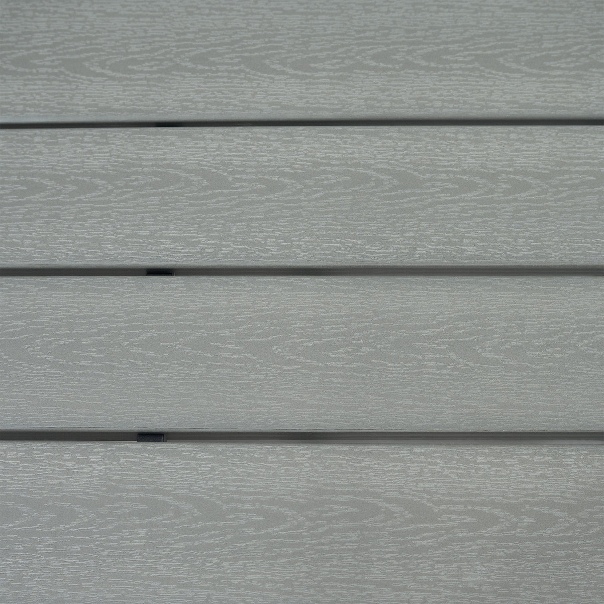 Rattan Eckset mit Verbundstoff-Tisch – Grau