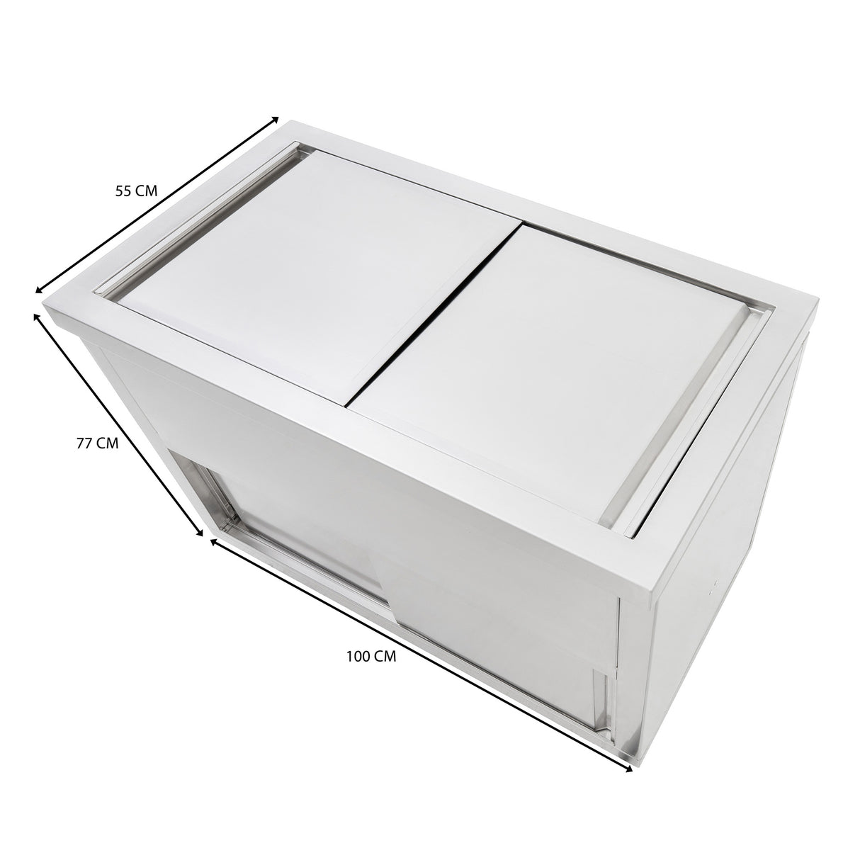 Mobiler Eiswürfelwagen - 1000 mm