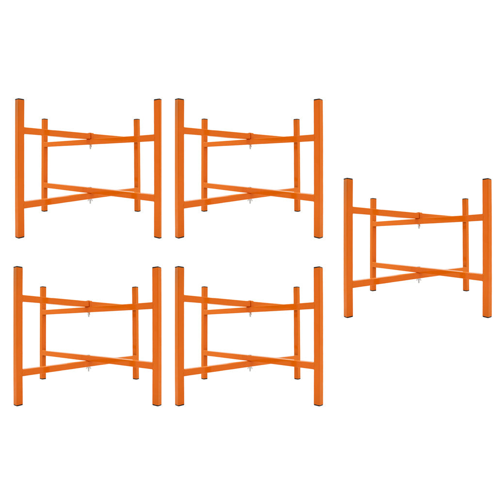 4x Arbeitsböcke & 5x Mörtelbrettständer 500 mm H