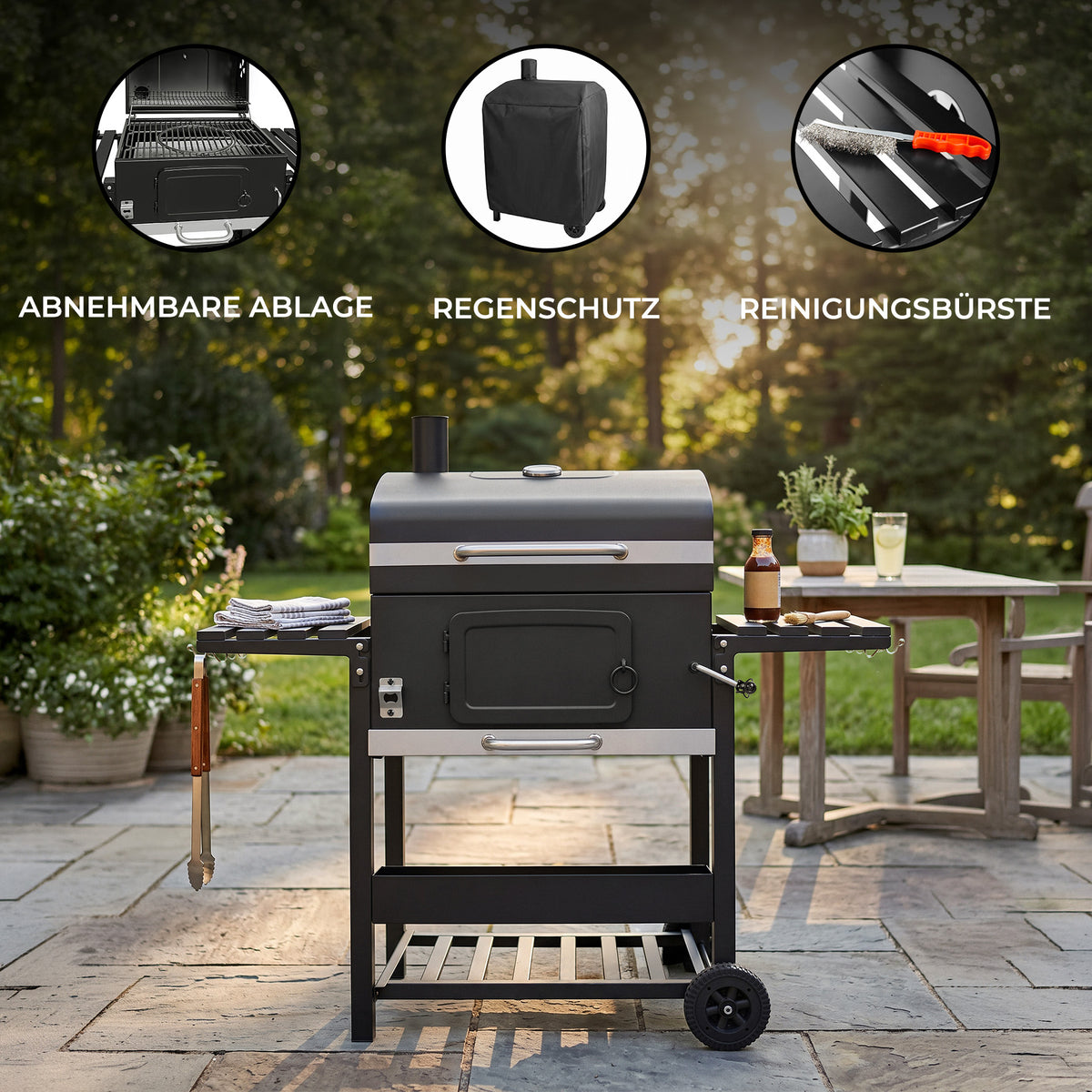 XL-BBQ-Räuchergrill & Holzspäne/-stücke - view 16