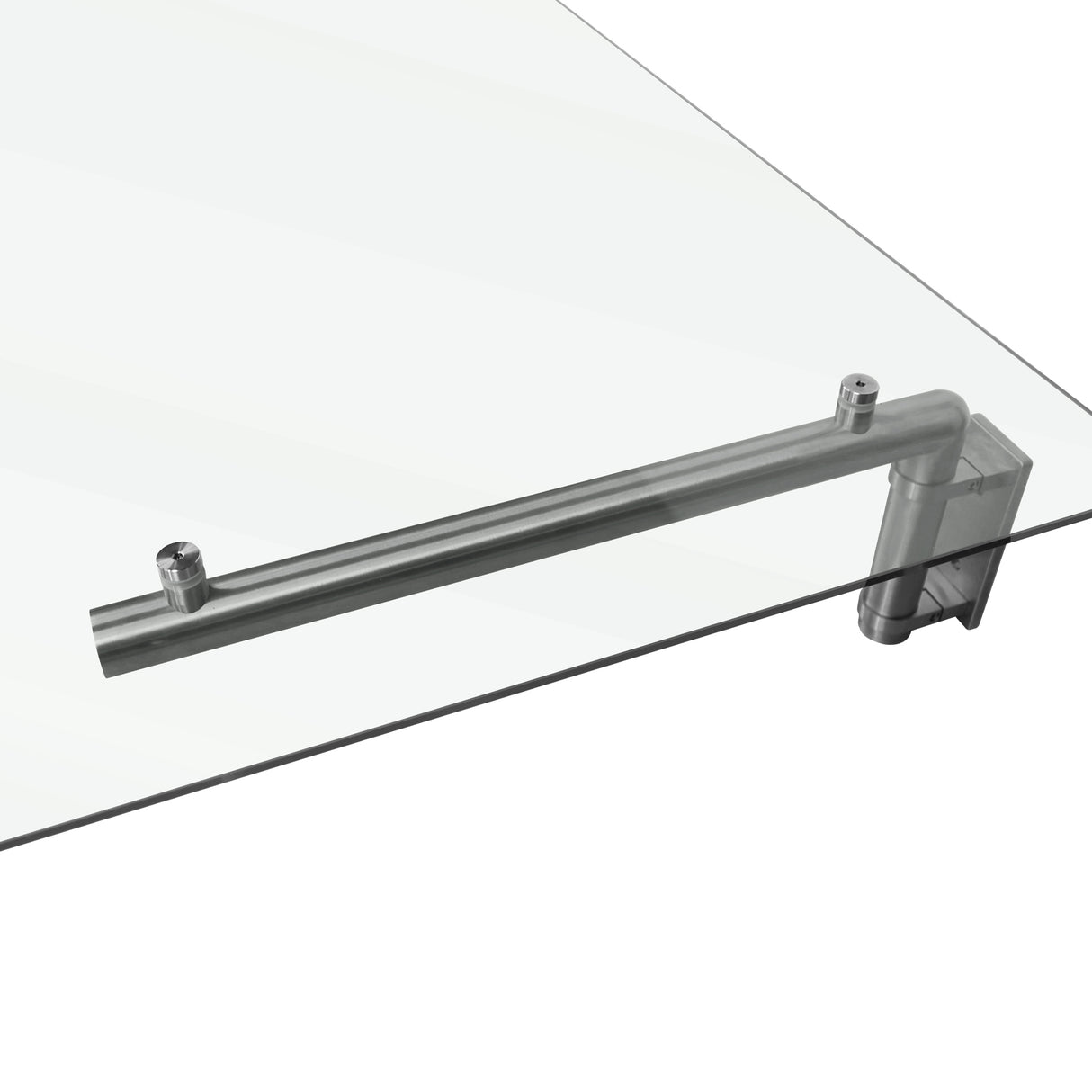Haustür Vordach Glas - 120cm x 80cm