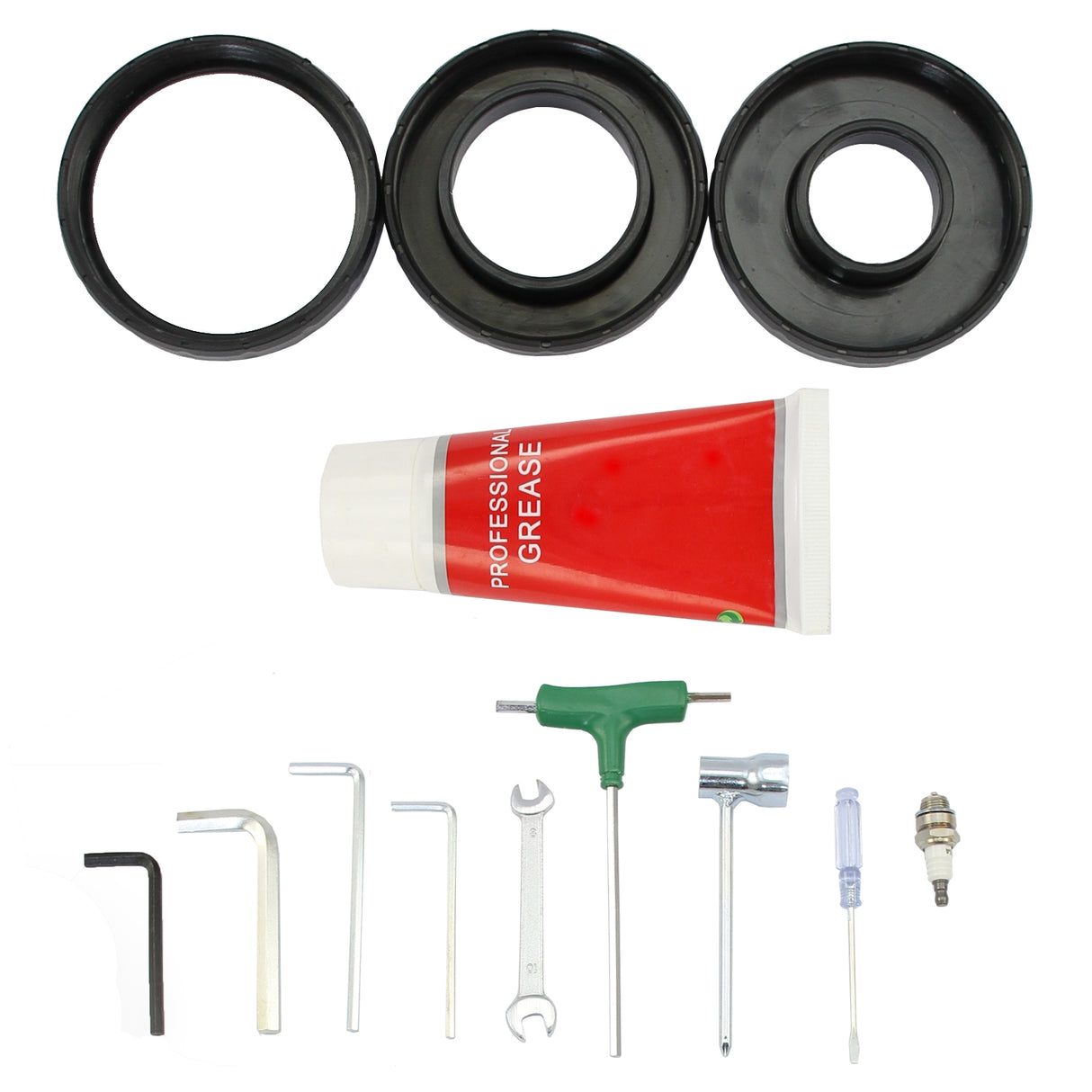 T-Mech Erdbohrer und 4-Takt-Pfostentreiber